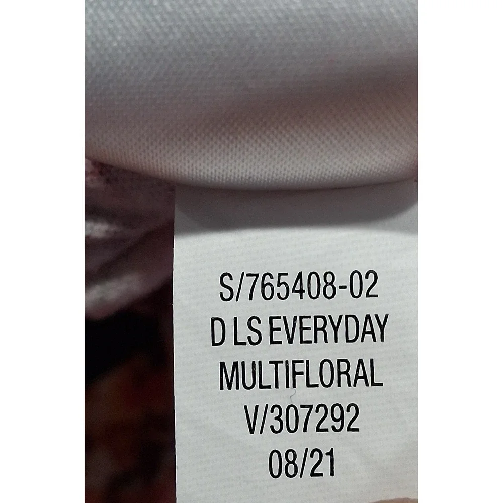 Old Navy Girls 2T Multifloral Long Sleeve‎ Everyday Cotton Jumpsuit 765408-02